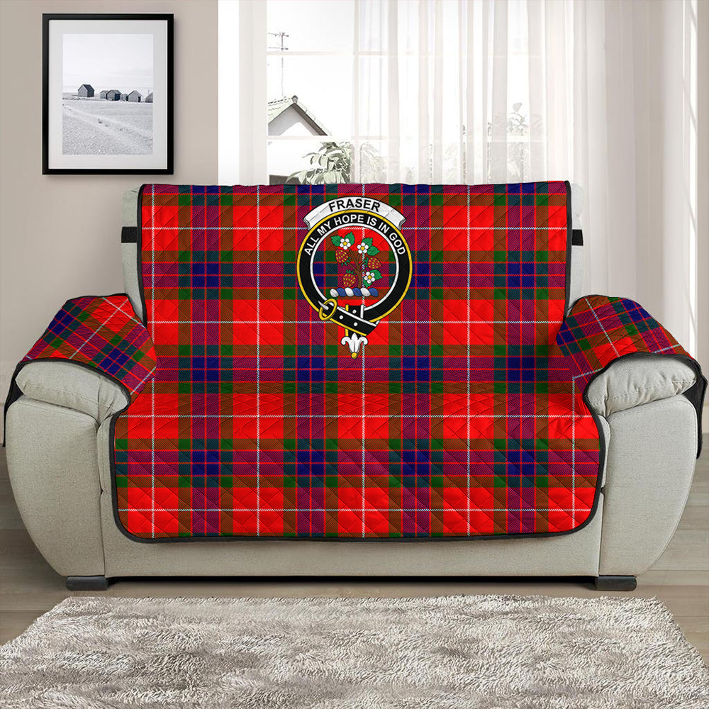 Fraser Modern Tartan Crest Sofa Protector