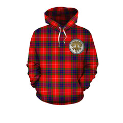 Fraser Modern Tartan Hoodie - Tree Of Life