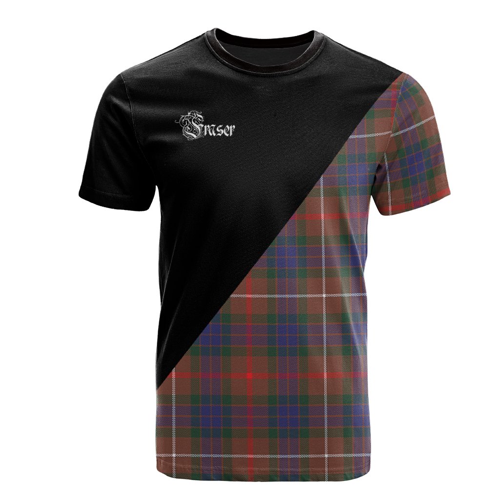 Fraser Hunting Modern Tartan - Military T-Shirt