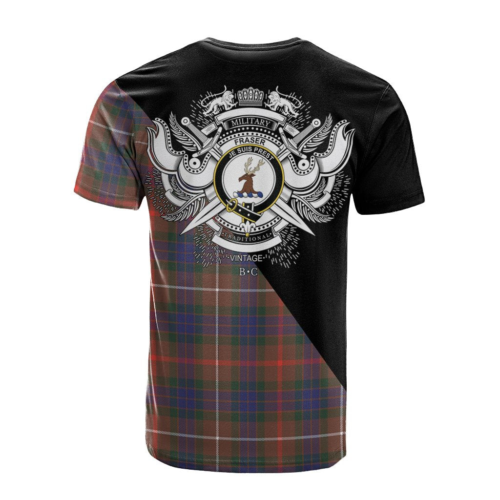 Fraser Hunting Modern Tartan - Military T-Shirt