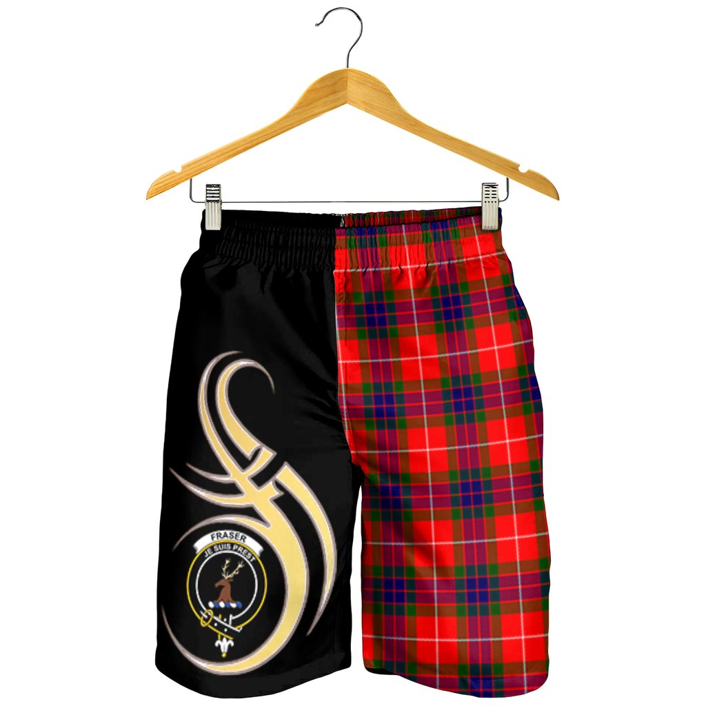 Fraser Modern Tartan Crest Men's Short PM8