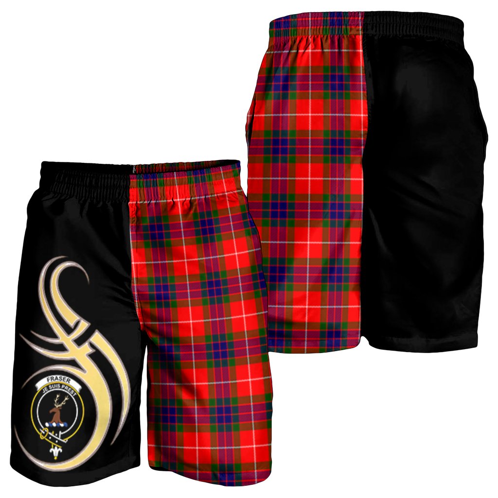 Fraser Modern Tartan Crest Men's Short PM8