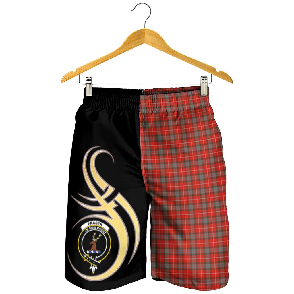 Fraser Weathered Tartan Crest Men's Short PM8