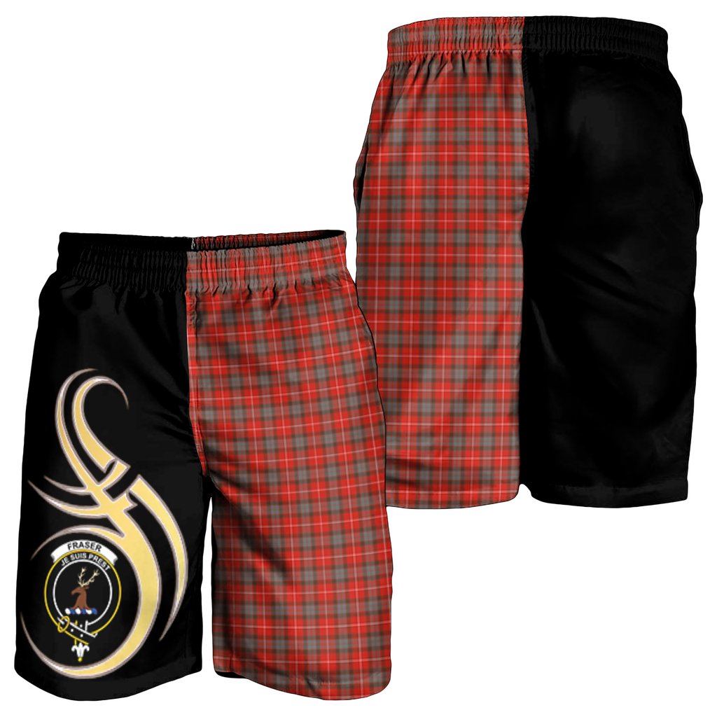 Fraser Weathered Tartan Crest Men's Short PM8