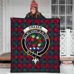 Fraser of Altyre Tartan Crest Quilt