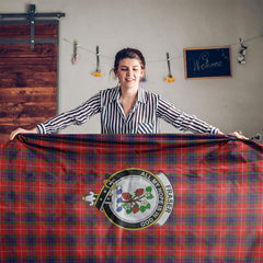 Fraser Tartan Crest Tablecloth