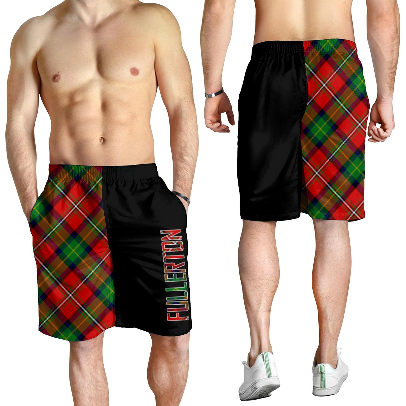 Fullerton Tartan Crest Men's Short - Cross Style