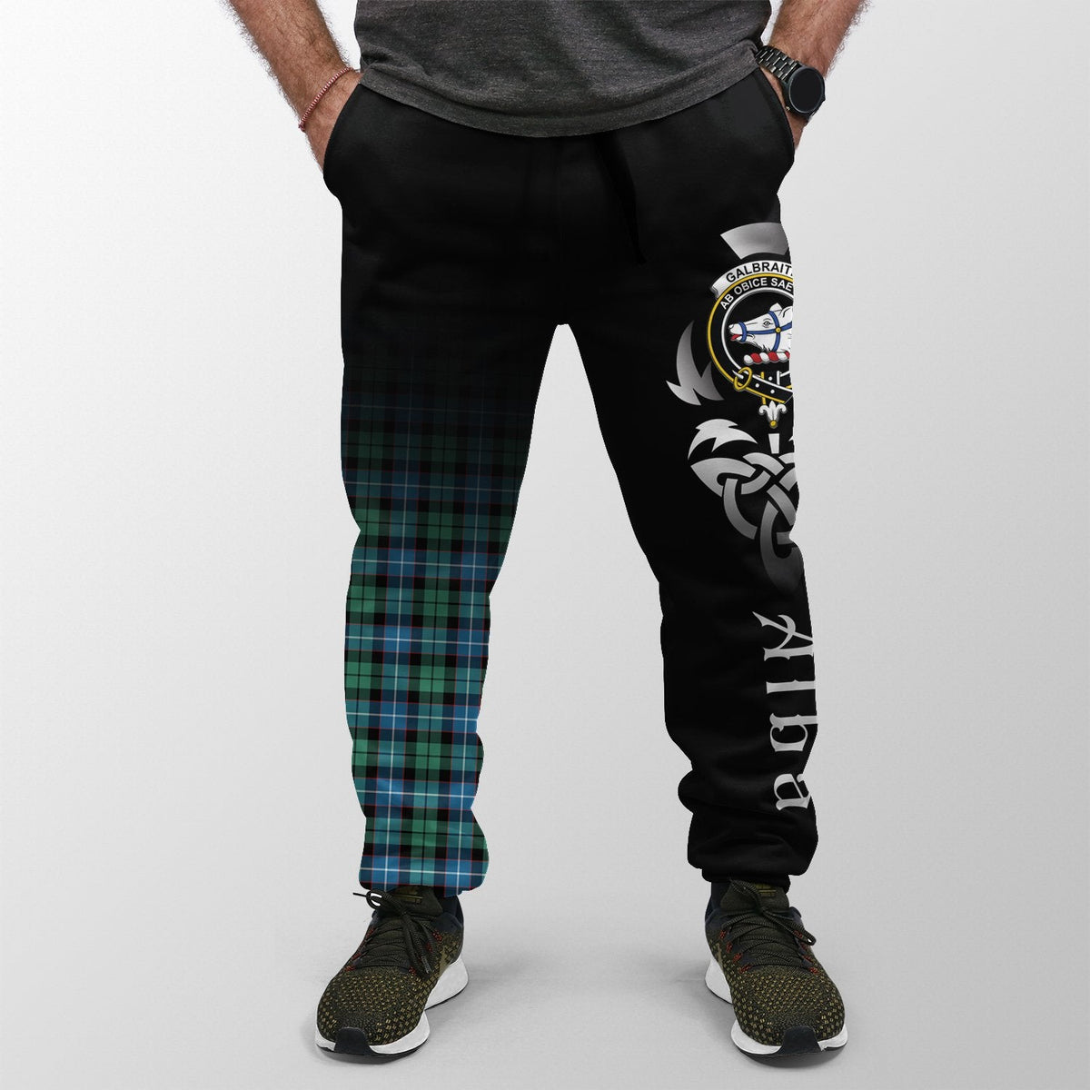 Galbraith Ancient Tartan Crest Jogger Sweatpants - Alba Celtic Style