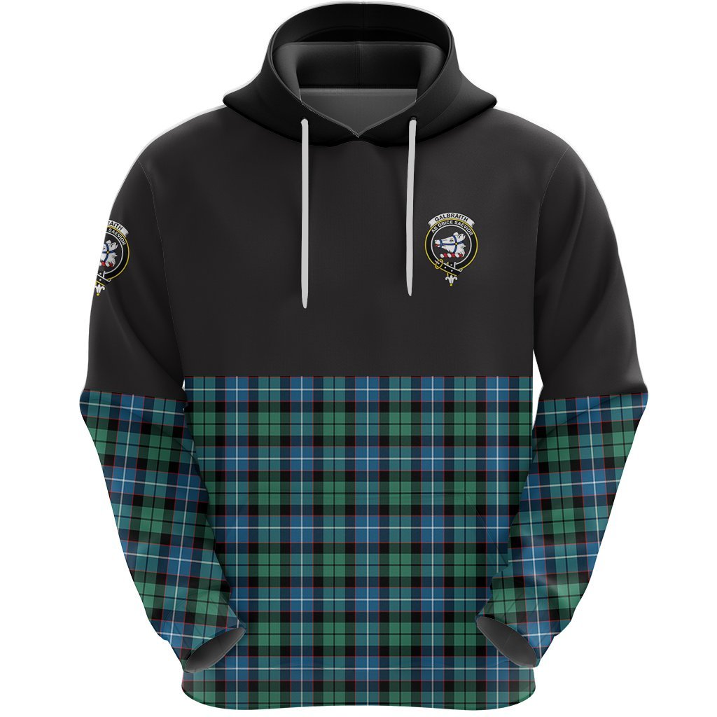 Galbraith Ancient Clan Half Of Tartan Hoodie
