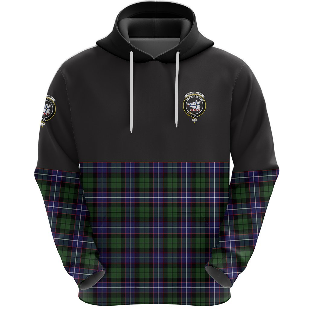 Galbraith Modern Clan Half Of Tartan Hoodie