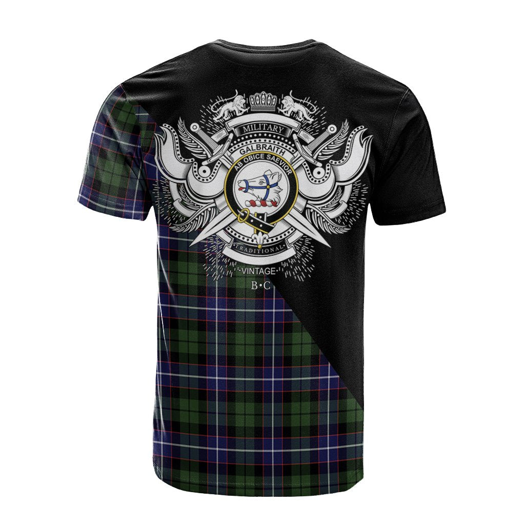 Galbraith Modern Tartan - Military T-Shirt