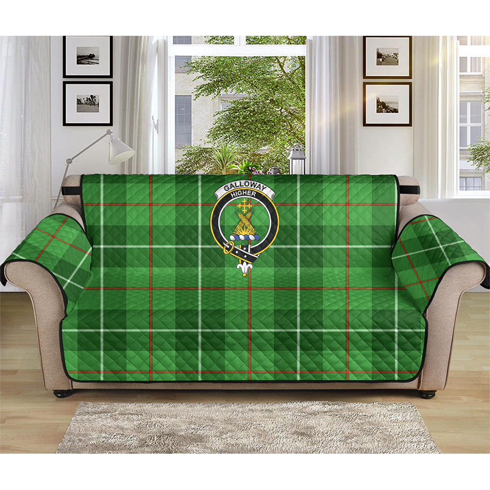 Galloway District Tartan Crest Sofa Protector