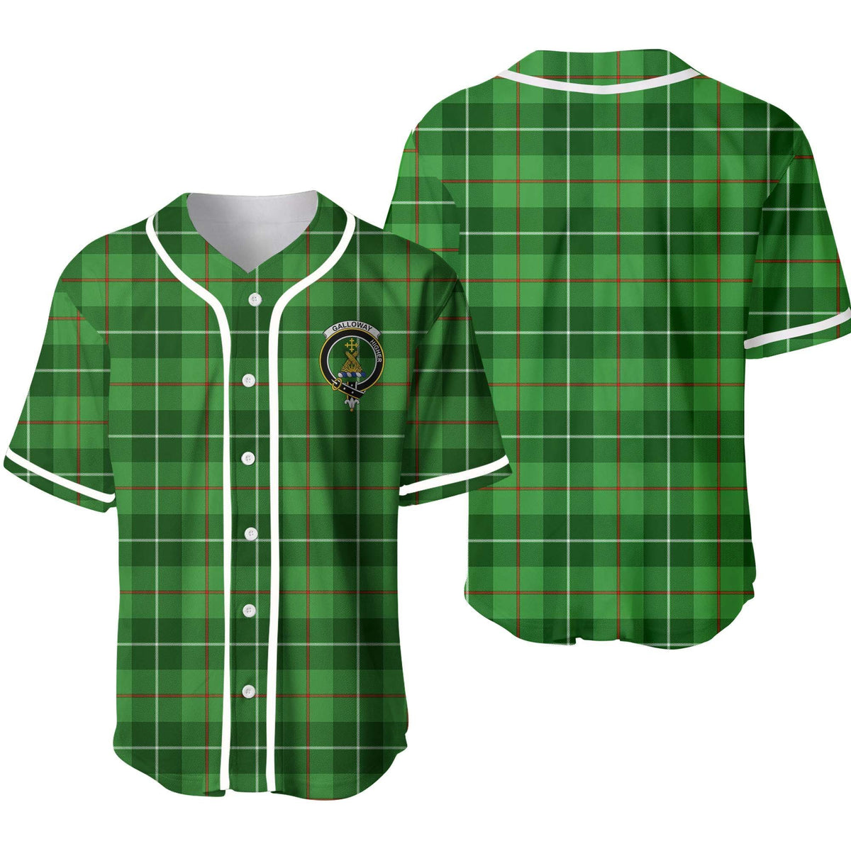 Galloway Tartan Unisex Baseball Jersey