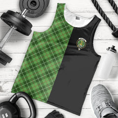 Galloway Tartan Crest Men's Tank Top - Cross Style