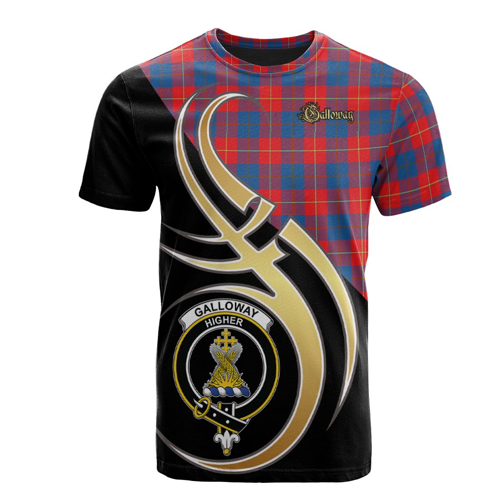 Galloway Red Tartan T-shirt - Believe In Me Style