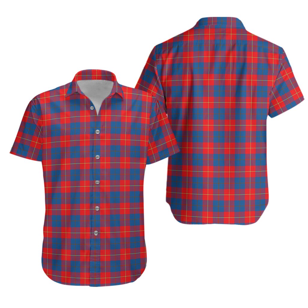 Galloway Red Tartan Hawaiian Shirt