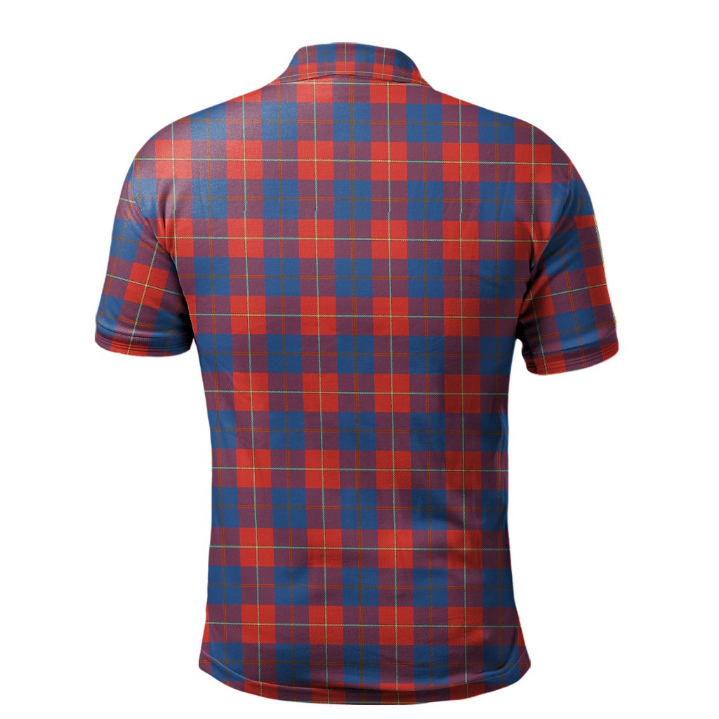 Galloway Red Tartan Polo Shirt