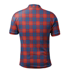 Galloway Red Tartan Polo Shirt