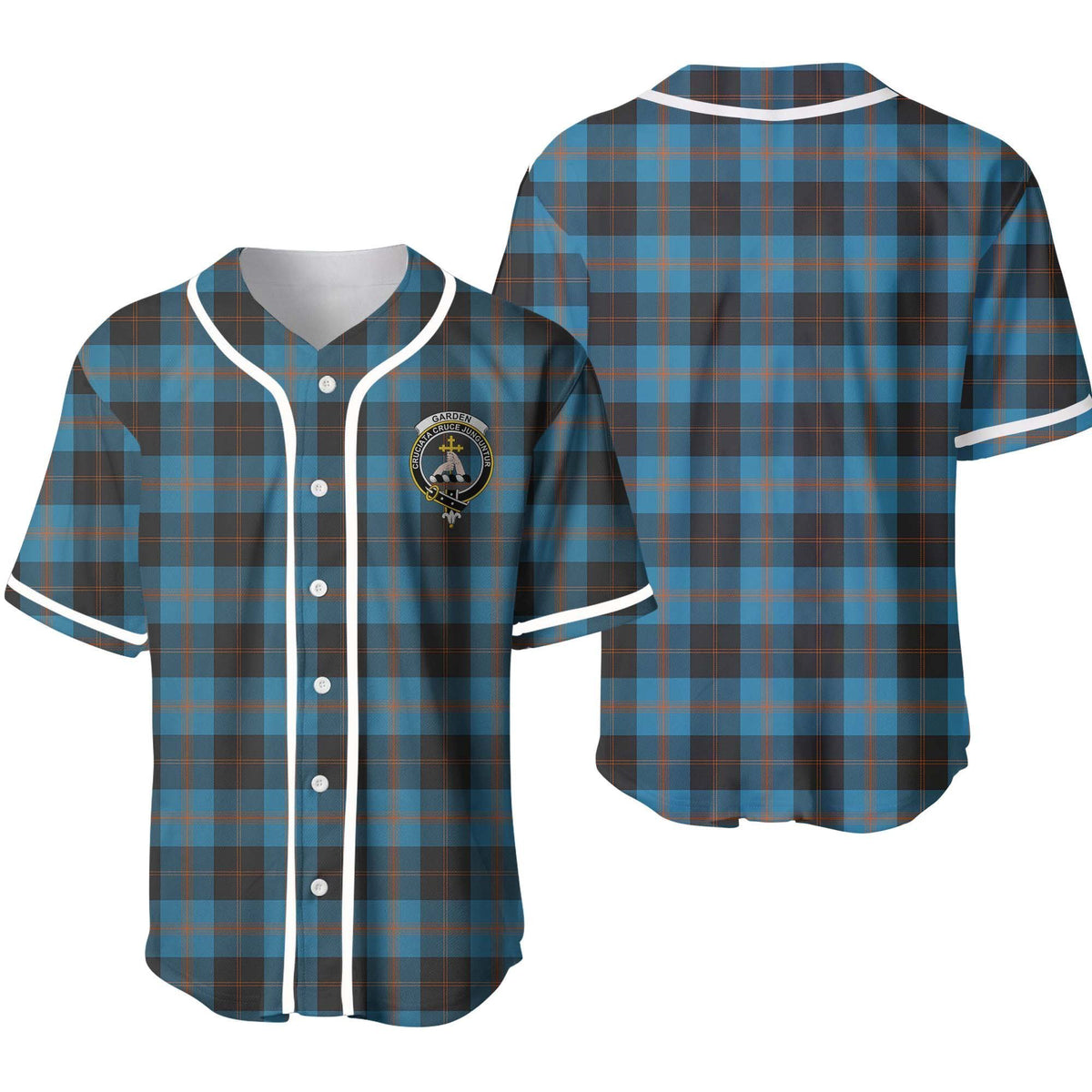 Garden Tartan Unisex Baseball Jersey