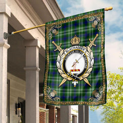 Blackadder Tartan Crest Garden Flag - Celtic Thistle Style