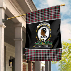 Borthwick Ancient Tartan Crest Garden Flag - Welcome Style