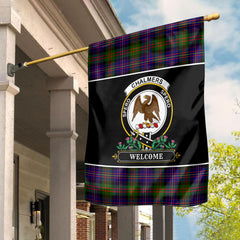 Chalmers (Balnacraig) Tartan Crest Garden Flag - Welcome Style