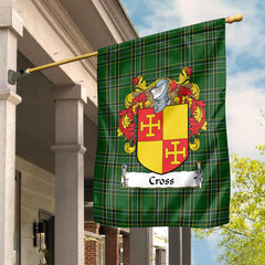 Cross Tartan Crest Garden Flag