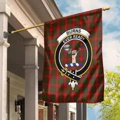 Burns Tartan Crest Garden Flag