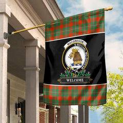 MacGregor Ancient Tartan Crest Garden Flag - Welcome Style