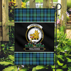 Campbell Ancient 01 Tartan Crest Garden Flag - Welcome Style