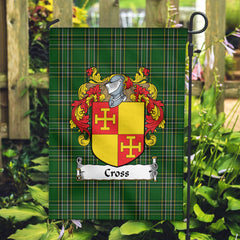 Cross Tartan Crest Garden Flag