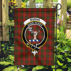 Burns Tartan Crest Garden Flag