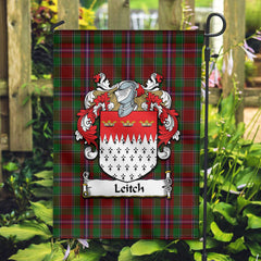 Leitch Tartan Crest Garden Flag