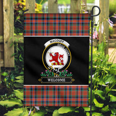 MacDuff Ancient Tartan Crest Garden Flag - Welcome Style