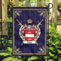 Payne Tartan Crest Garden Flag - Celtic Thistle Style