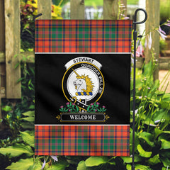 Stewart of Appin Ancient Tartan Crest Garden Flag - Welcome Style