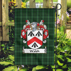 Walsh Tartan Crest Garden Flag