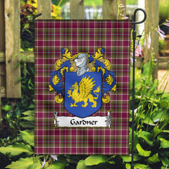 Gardner Tartan Crest Garden Flag