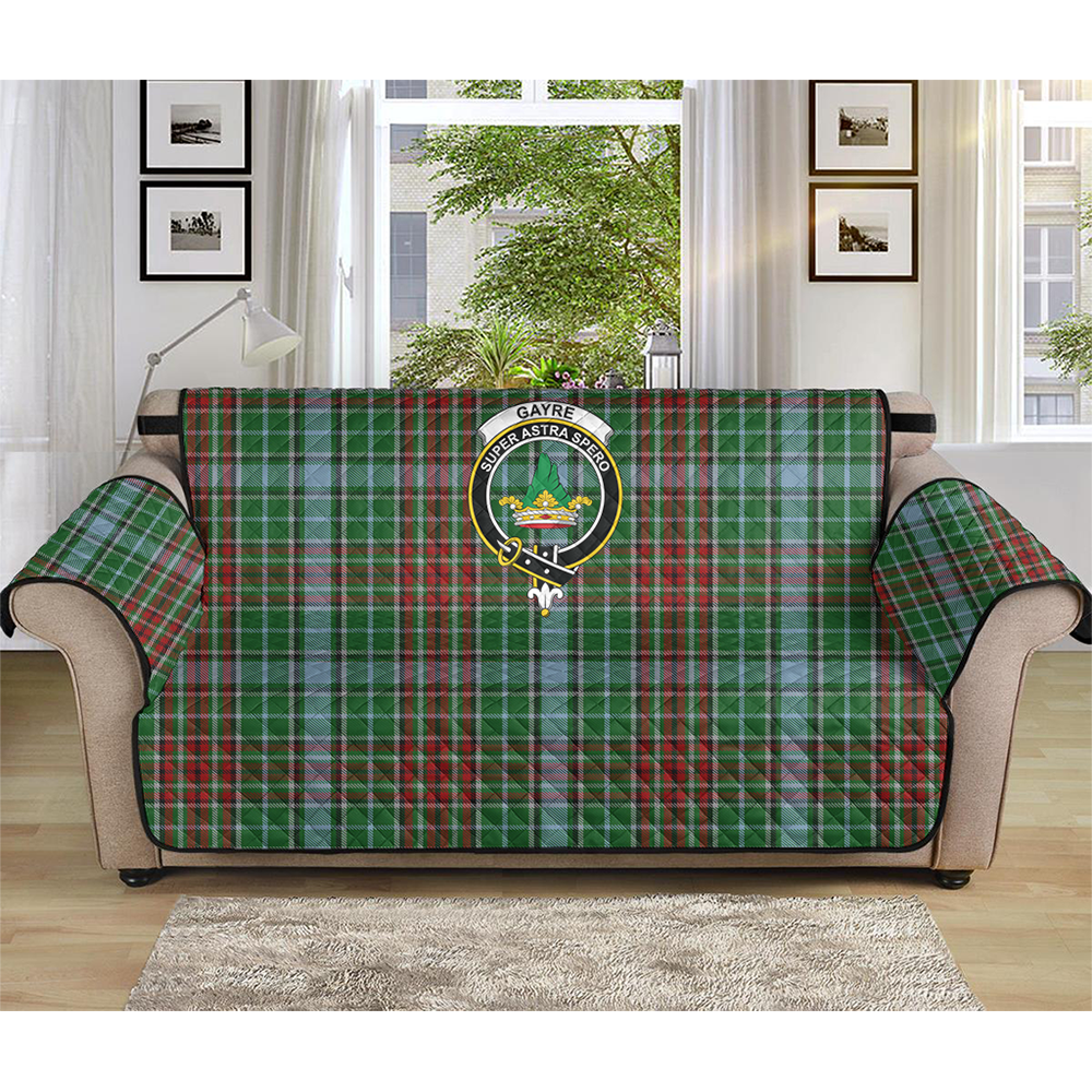 Gayre Tartan Crest Sofa Protector