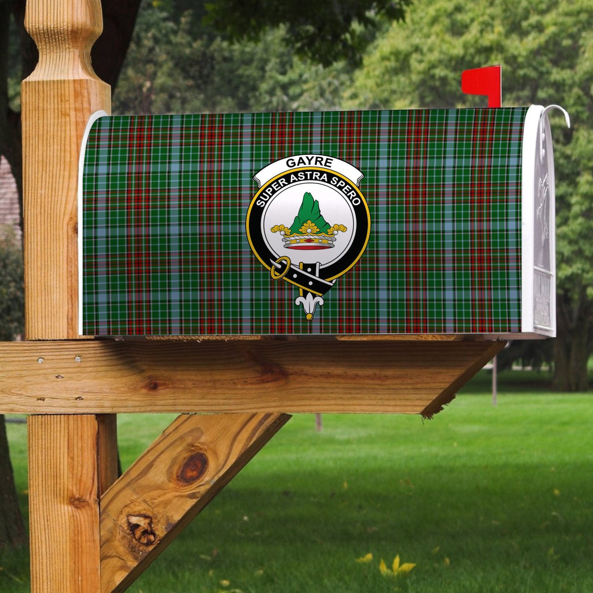 Gayre Tartan Crest Mailbox