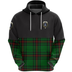 Ged Clan Half Of Tartan Hoodie