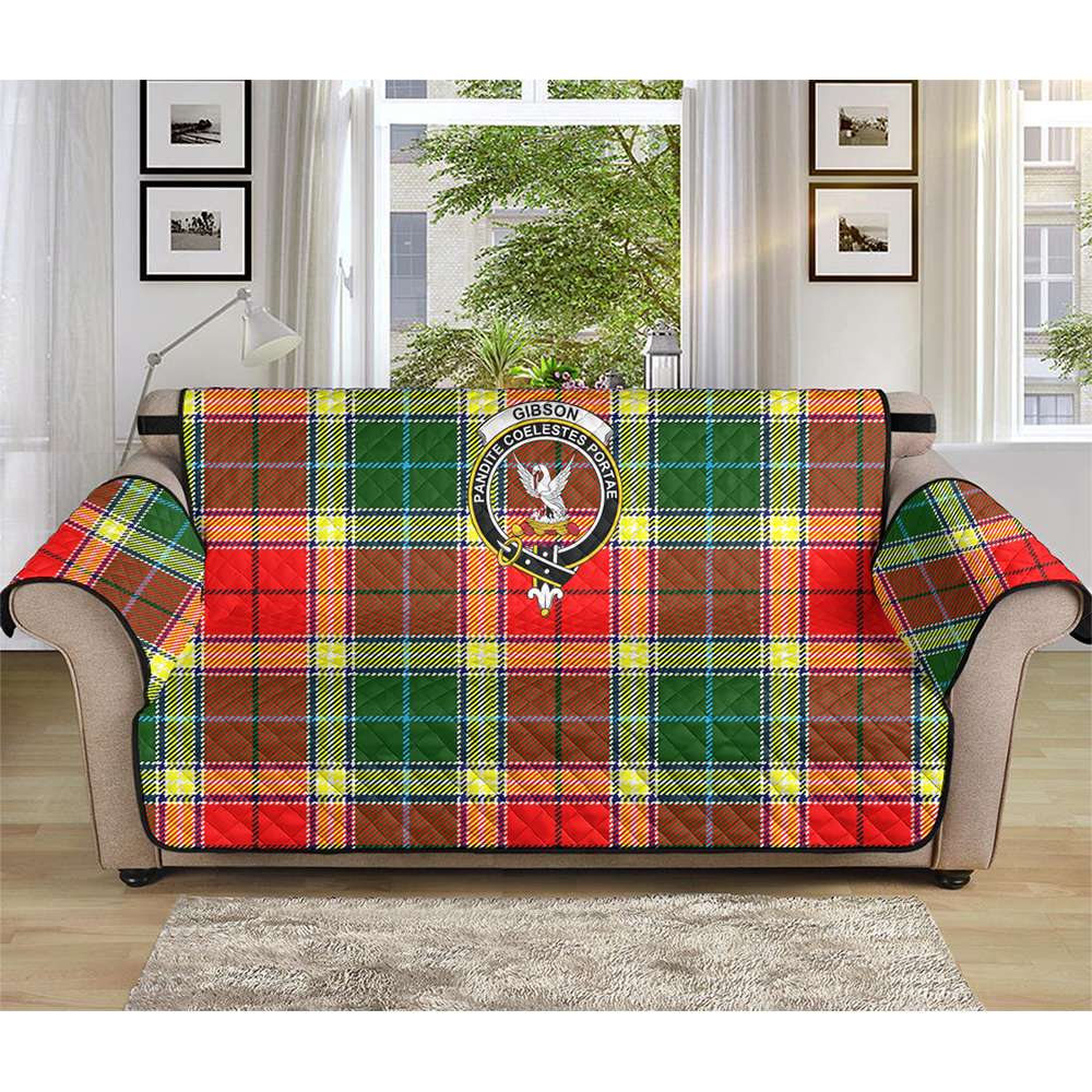 Gibbs Tartan Crest Sofa Protector