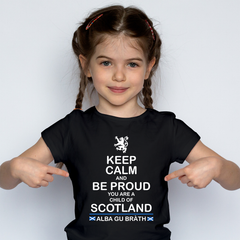 Scotland 2D T-shirt for Kids - Proud to be Scotland Child Style