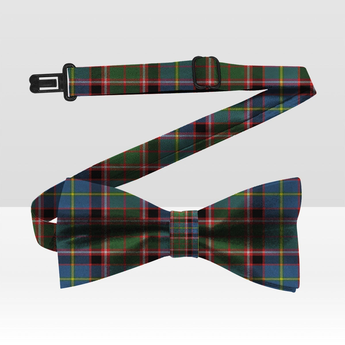 Glass Tartan Bow Tie