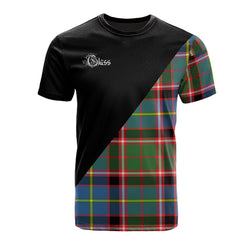 Glass Tartan - Military T-Shirt