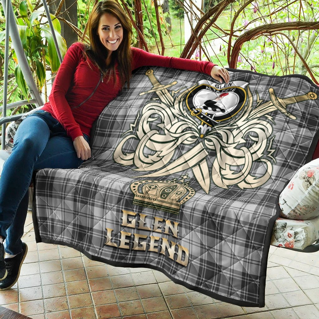Glen Tartan Crest Legend Gold Royal Premium Quilt