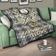 Glendinning Tartan Crest Legend Gold Royal Premium Quilt