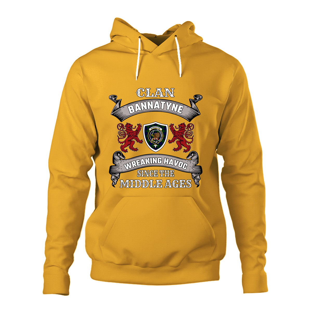 Bannatyne Family Tartan - 2D Unisex Hoodie