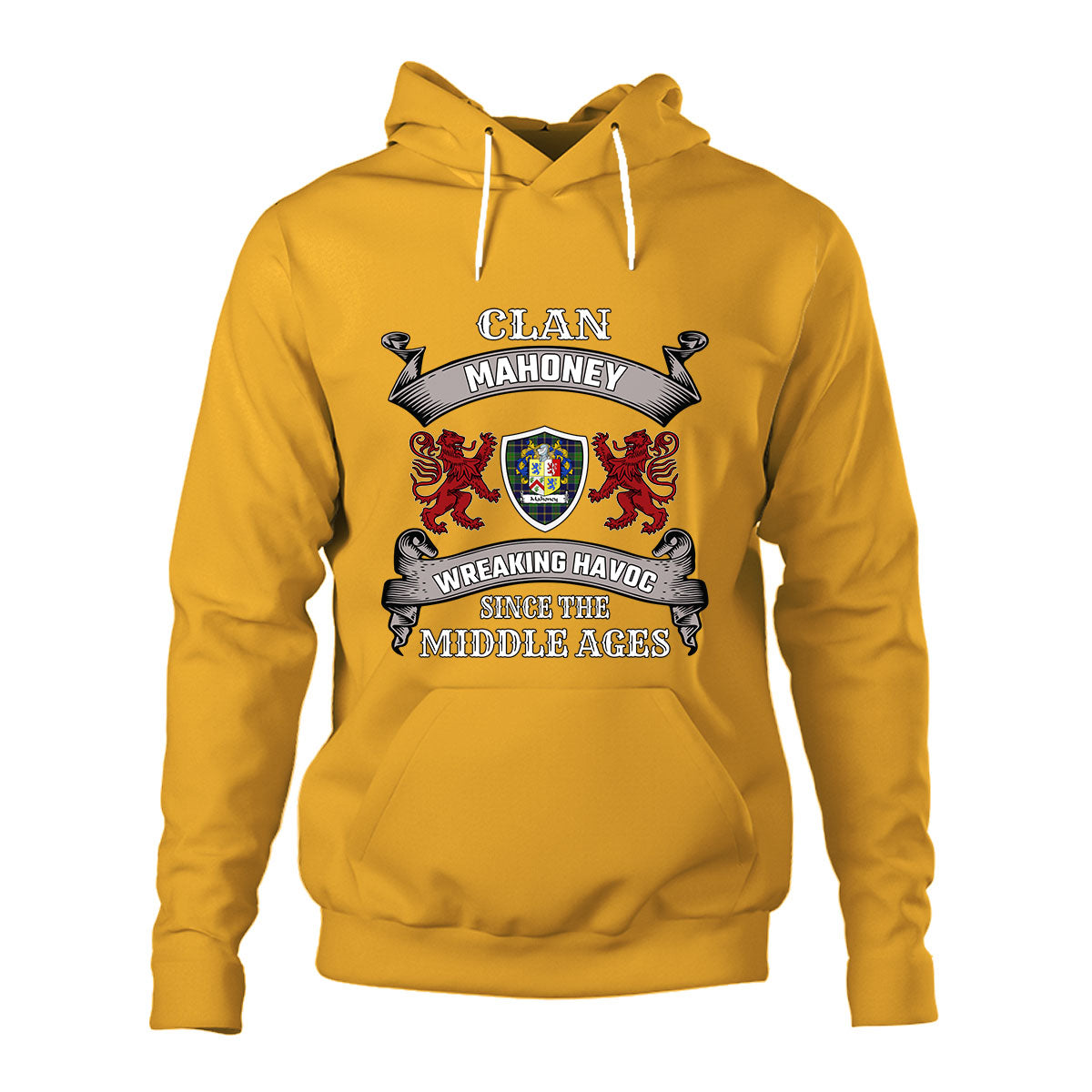 Mahoney Family Tartan - 2D Unisex Hoodie