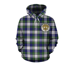 Gordon Dress Modern Tartan Hoodie - Tree Of Life